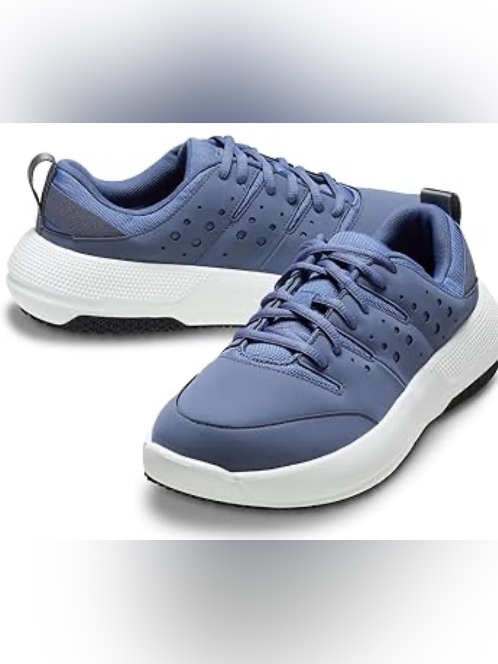 Crocs On-The-Clock Work Sneakers Storm/Bijou Blue Size 11.5 EUC